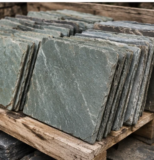 Illustrative reclaimed roofing material example